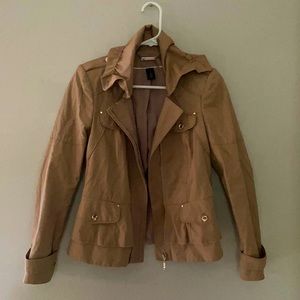 White House Black Market women’s tan jacket size 4
